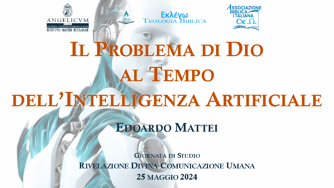 TIl problema di Dio l tempo dell’Intelligenza Artificiale he Problem of God in the Age of Artificial Intelligence