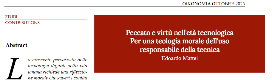 oikonomia 20025-3 virtù